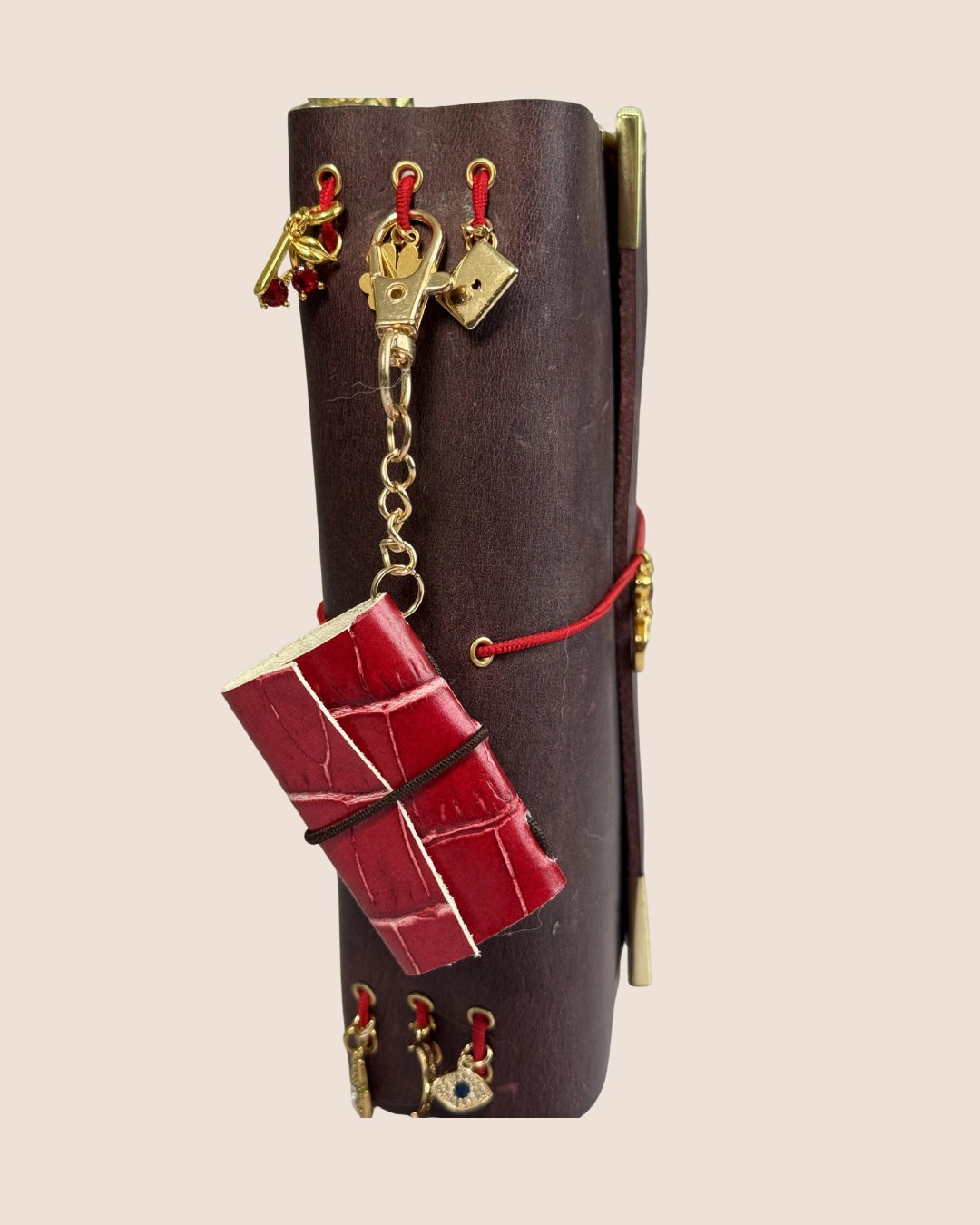 Red Croc Mini Keychain