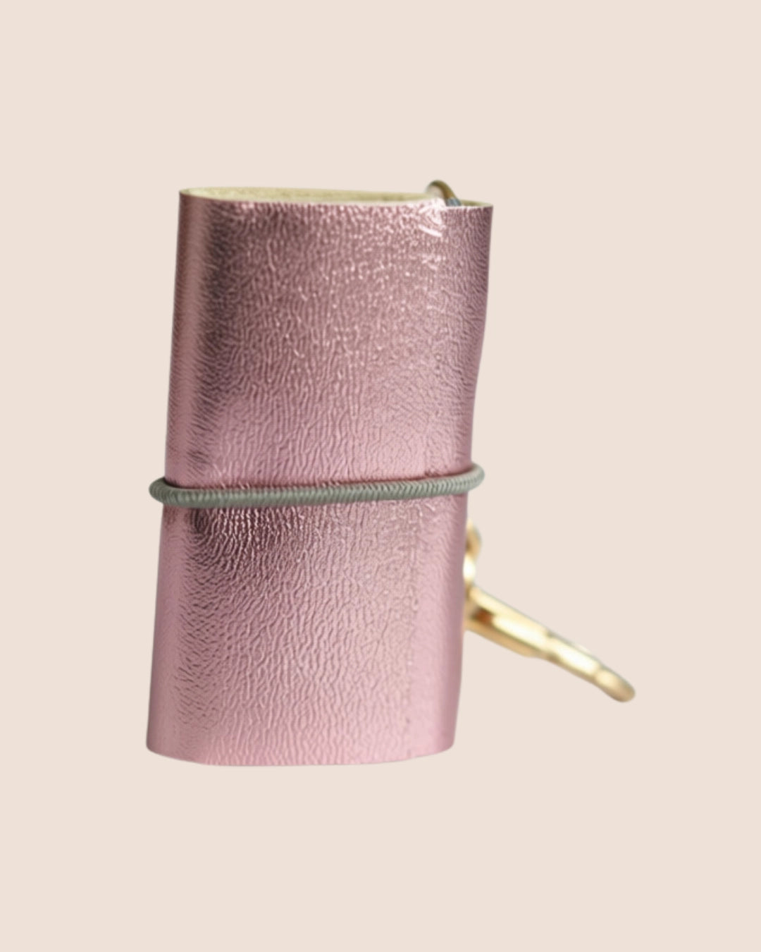 Upcycled Pink Mini Keychain Notebook