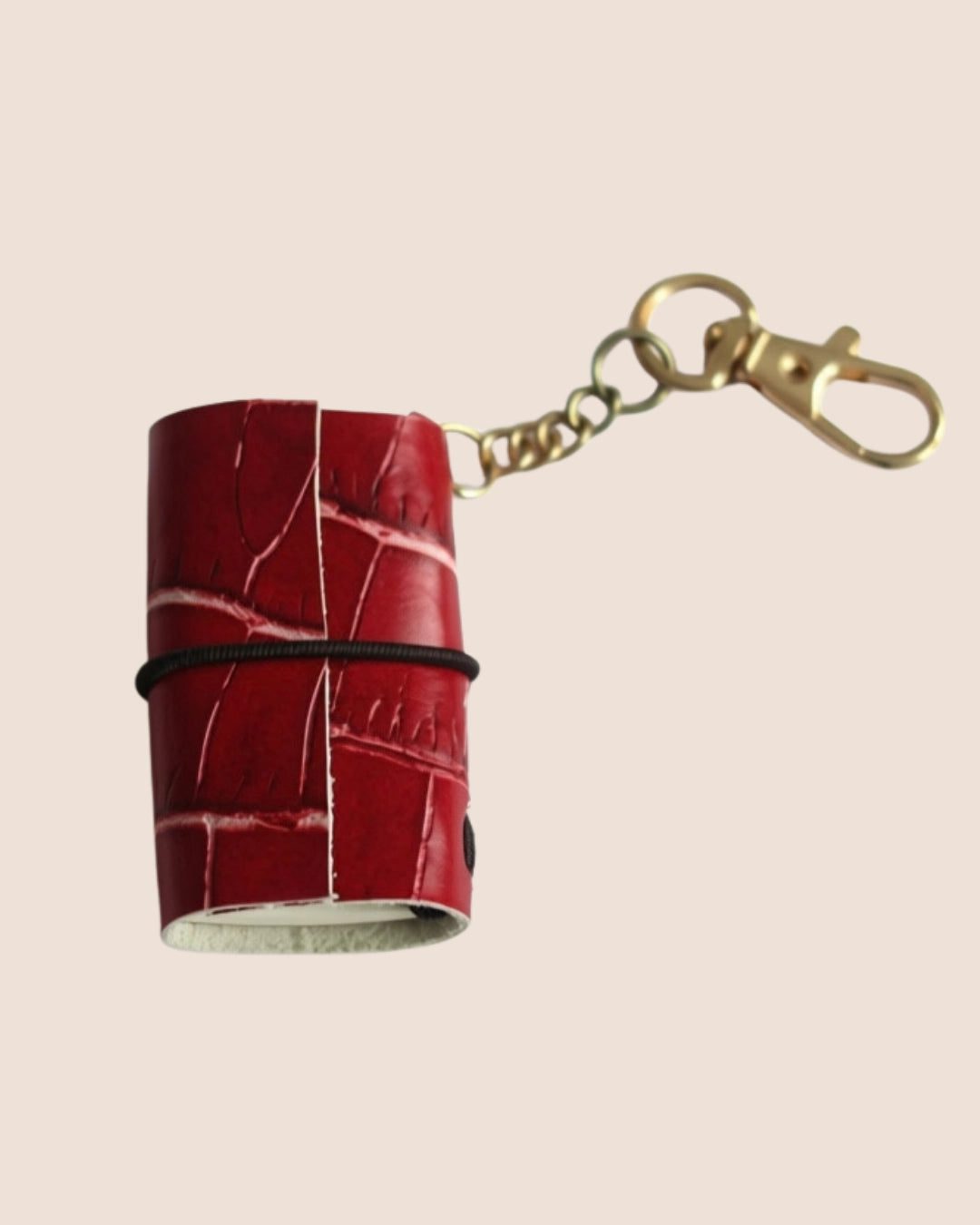Red Croc Mini Keychain