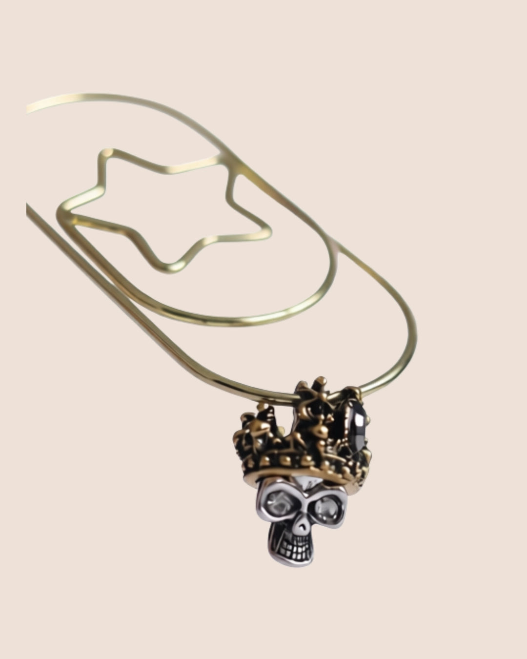Gold Paperclip Charms