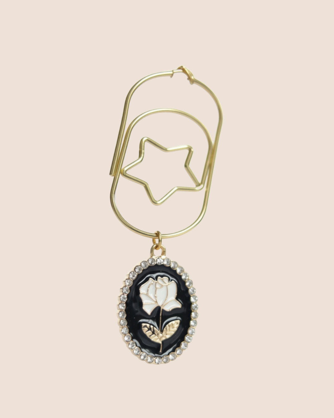 Gold Paperclip Charms