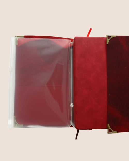 Clear PVC plastic pouch insert