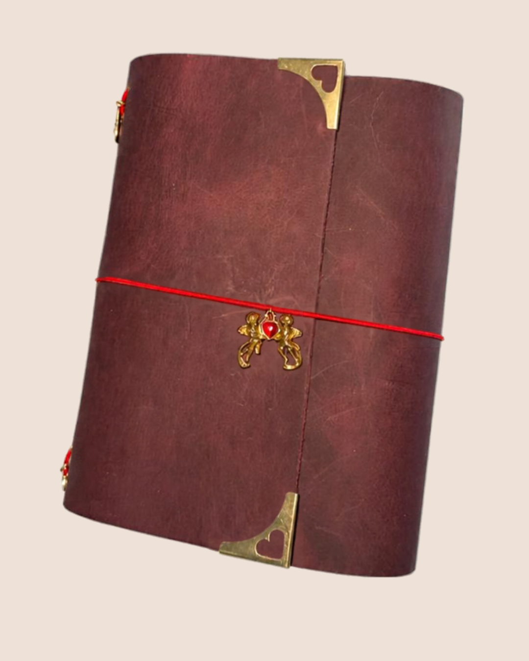 Cowhide Leather A7 Trifold Journal Cover
