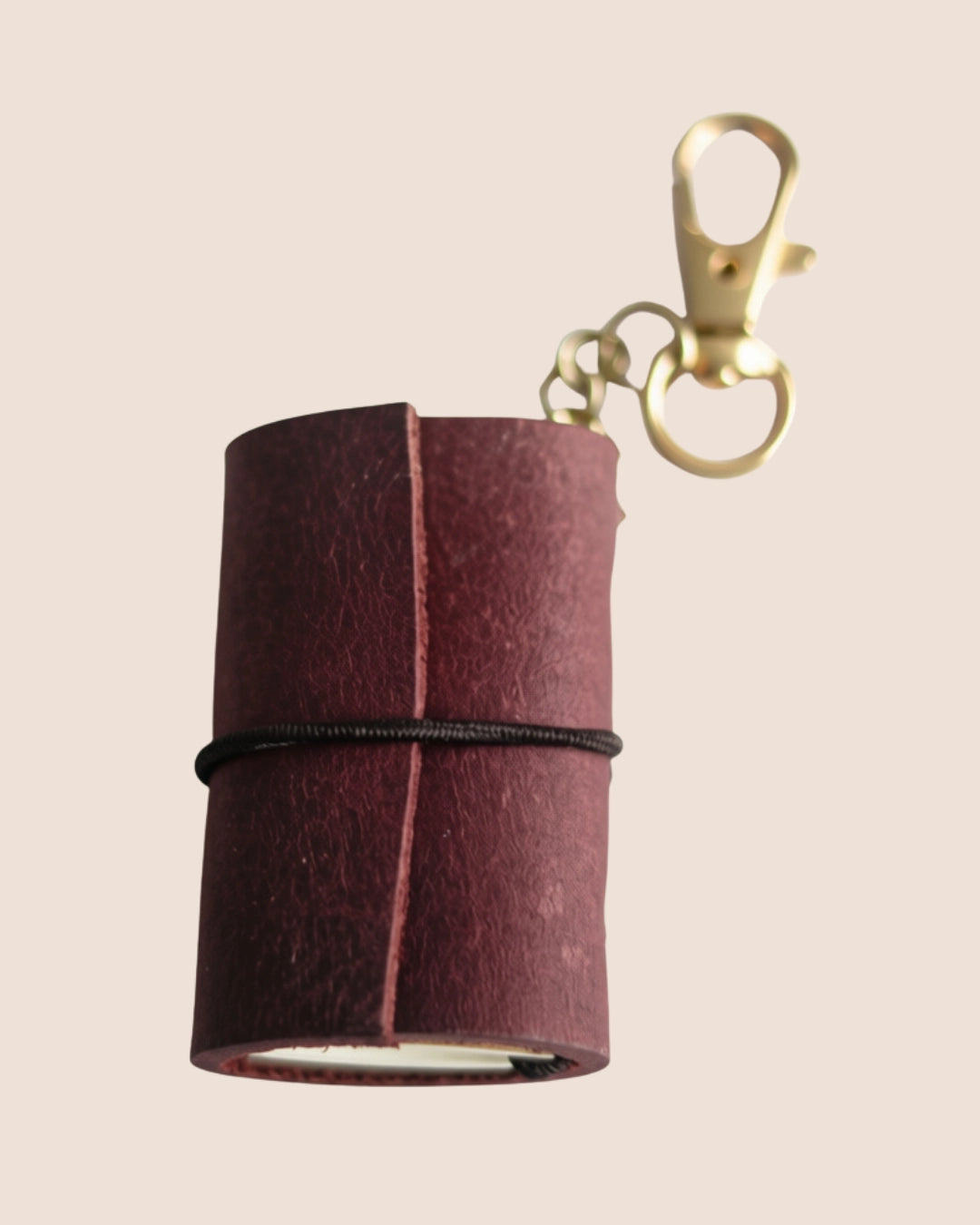 Soft Leather Mini Keychain Notebooks