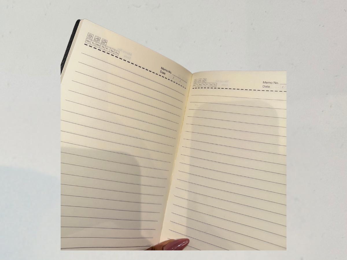 Soft skin A5 notebook