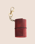 Soft Leather Mini Keychain Notebooks