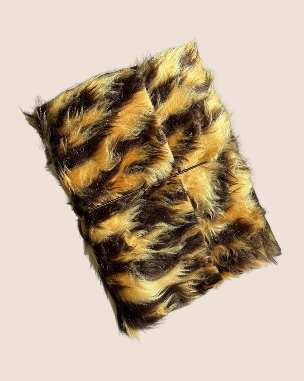 Upcycled Animal print A6 journal cover